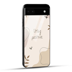 Google Pixel 6A Back Cover Cream Beige Aesthetic Printed Glass Case