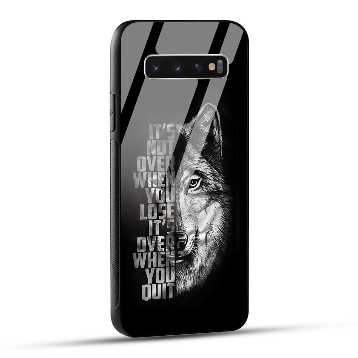 Samsung Galaxy S10 4G Back Cover Motivational Positive Quote Printed Glass Case