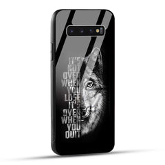 Samsung Galaxy S10 4G Back Cover Motivational Positive Quote Printed Glass Case