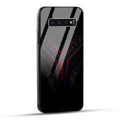 Samsung Galaxy S10 4G Back Cover Abstract Robotic Printed Glass Case