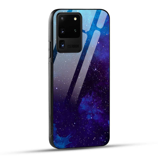 Samsung Galaxy S20 Ultra Back Cover Beautiful Star Space Printed Glass Case