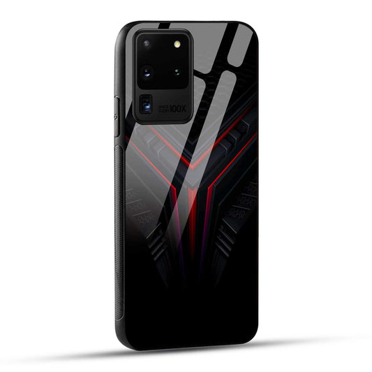 Samsung Galaxy S20 Ultra Back Cover Abstract Robotic Printed Glass Case