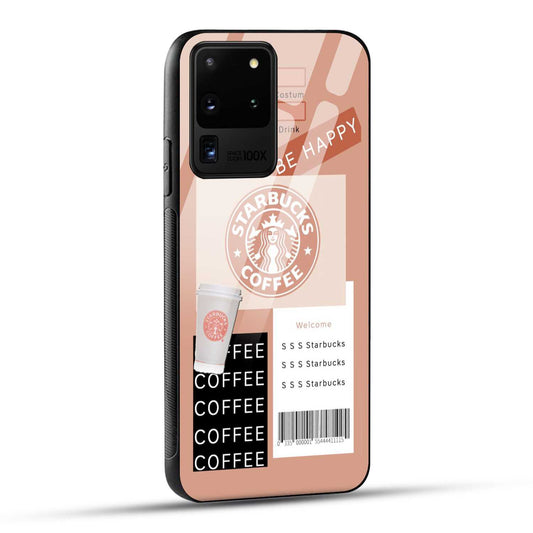 Samsung Galaxy S20 Ultra Starbucks Coffee Printed Glass Case