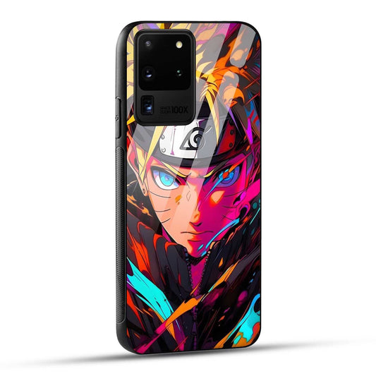 Samsung Galaxy S20 Ultra Back Cover Colourful Cartoon anime Printed Glass Case