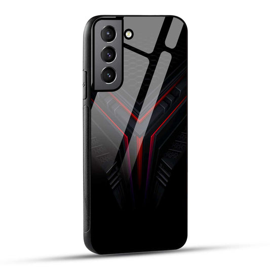 Samsung Galaxy S21 FE 5G Back Cover Abstract Robotic Printed Glass Case