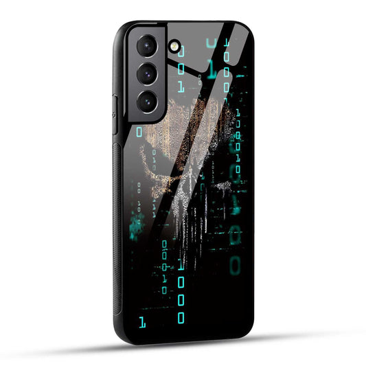 Samsung Galaxy S21 FE 5G Back Cover Hacker Printed Glass Case