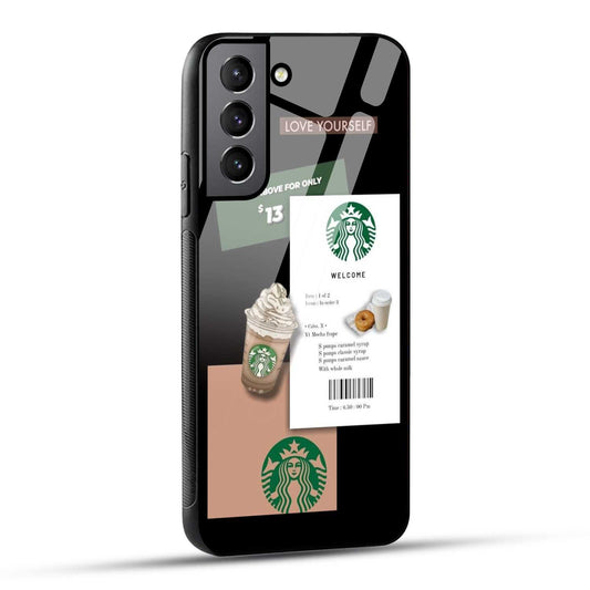 Samsung Galaxy S22 5G Starbucks Coffee Printed Glass Case