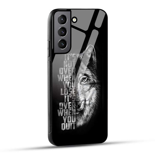 Samsung Galaxy S21 Plus 5G Back Cover Motivational Positive Quote Printed Glass Case