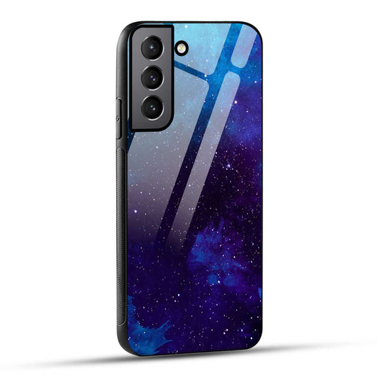 Samsung Galaxy S21 Plus 5G Back Cover Beautiful Star Space Printed Glass Case