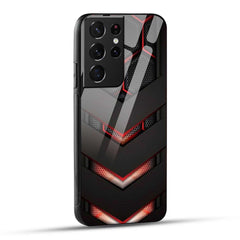 Samsung Galaxy S21 Ultra 5G Back Cover Robotic Abstract Printed Glass Case