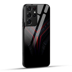 Samsung Galaxy S21 Ultra 5G Back Cover Abstract Robotic Printed Glass Case