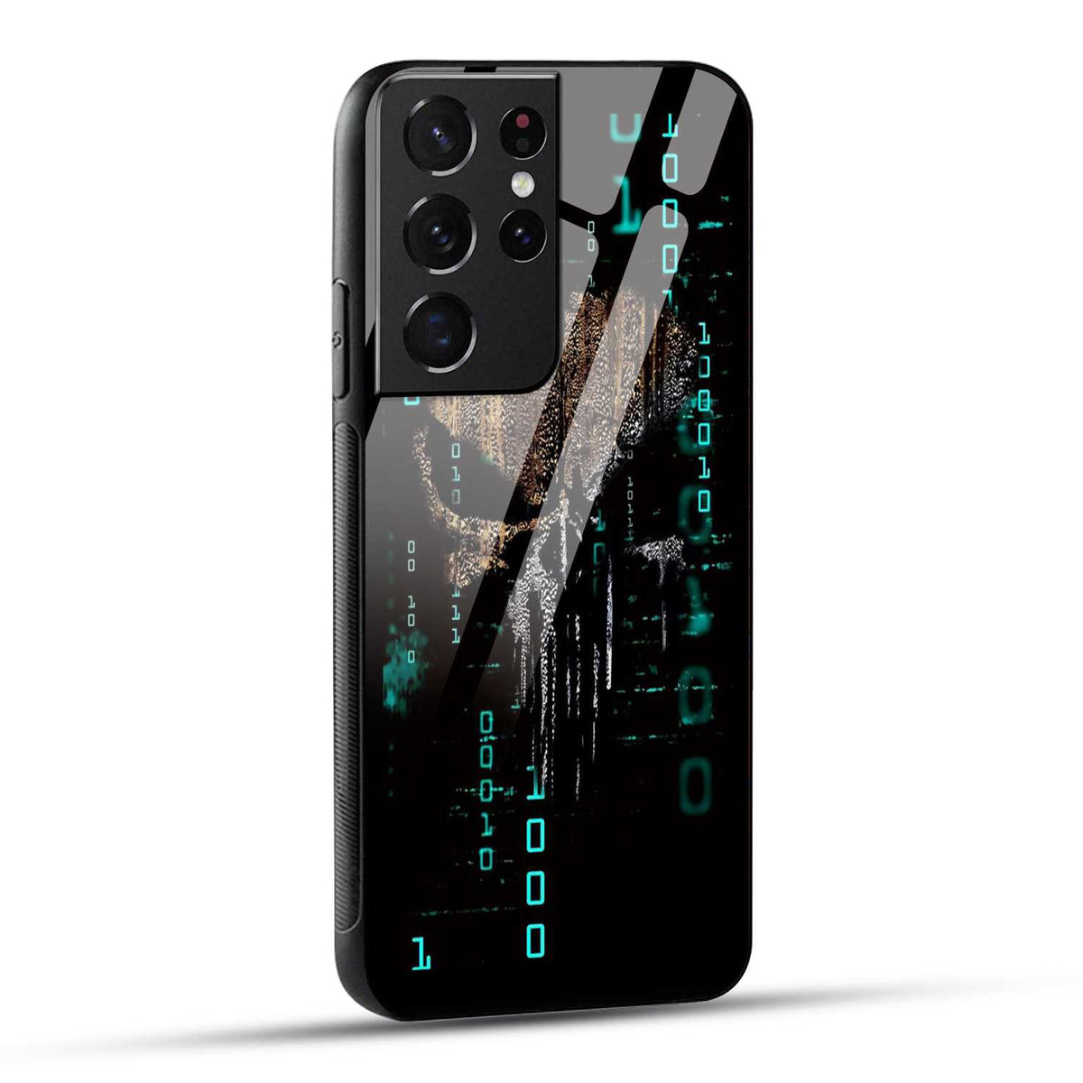 Samsung Galaxy S21 Ultra 5G Back Cover Hacker Printed Glass Case