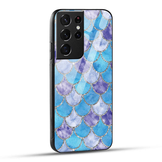Samsung Galaxy S21 Ultra 5G Back Cover Mirror Of Diamonds Printed Glass Case