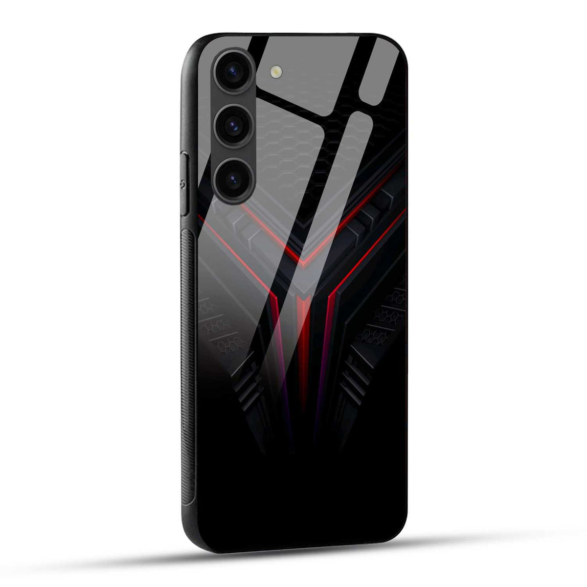 Samsung Galaxy S23 5G Back Cover Abstract Robotic Printed Glass Case