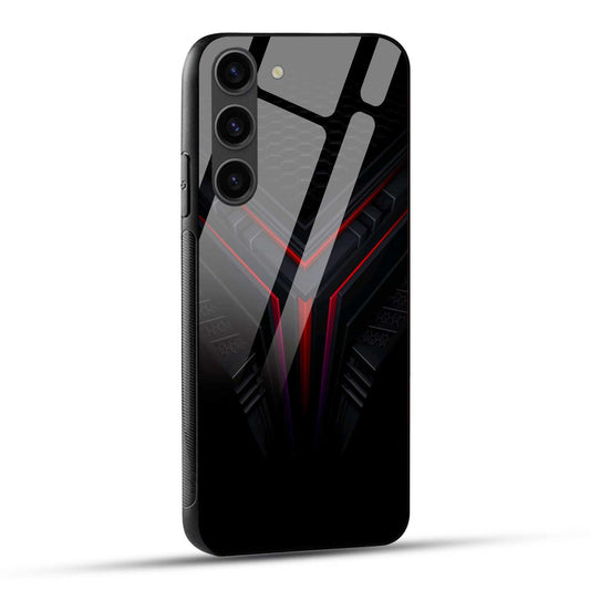 Samsung Galaxy S23 5G Back Cover Abstract Robotic Printed Glass Case