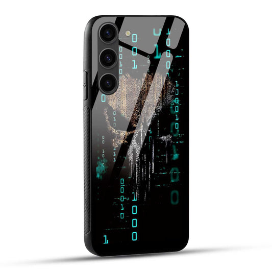 Samsung Galaxy S23 5G Back Cover Hacker Printed Glass Case