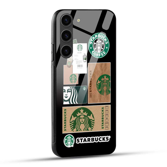 Samsung Galaxy S23 5G Starbucks Coffee Printed Glass Case