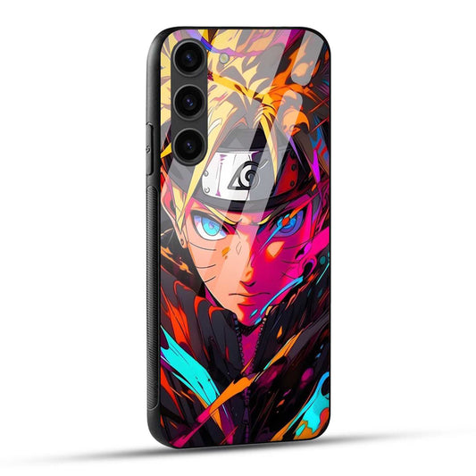 Samsung Galaxy S23 Plus 5G Back Cover Colourful Cartoon anime Printed Glass Case