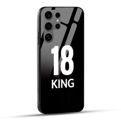 Samsung Galaxy S24 Ultra 5G King number 18 Printed Glass Case