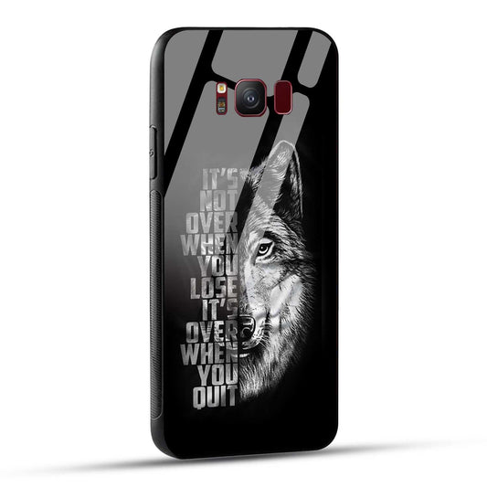Samsung Galaxy S8 Back Cover Motivational Positive Quote Printed Glass Case