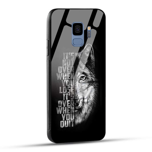 Samsung Galaxy S9 Back Cover Motivational Positive Quote Printed Glass Case
