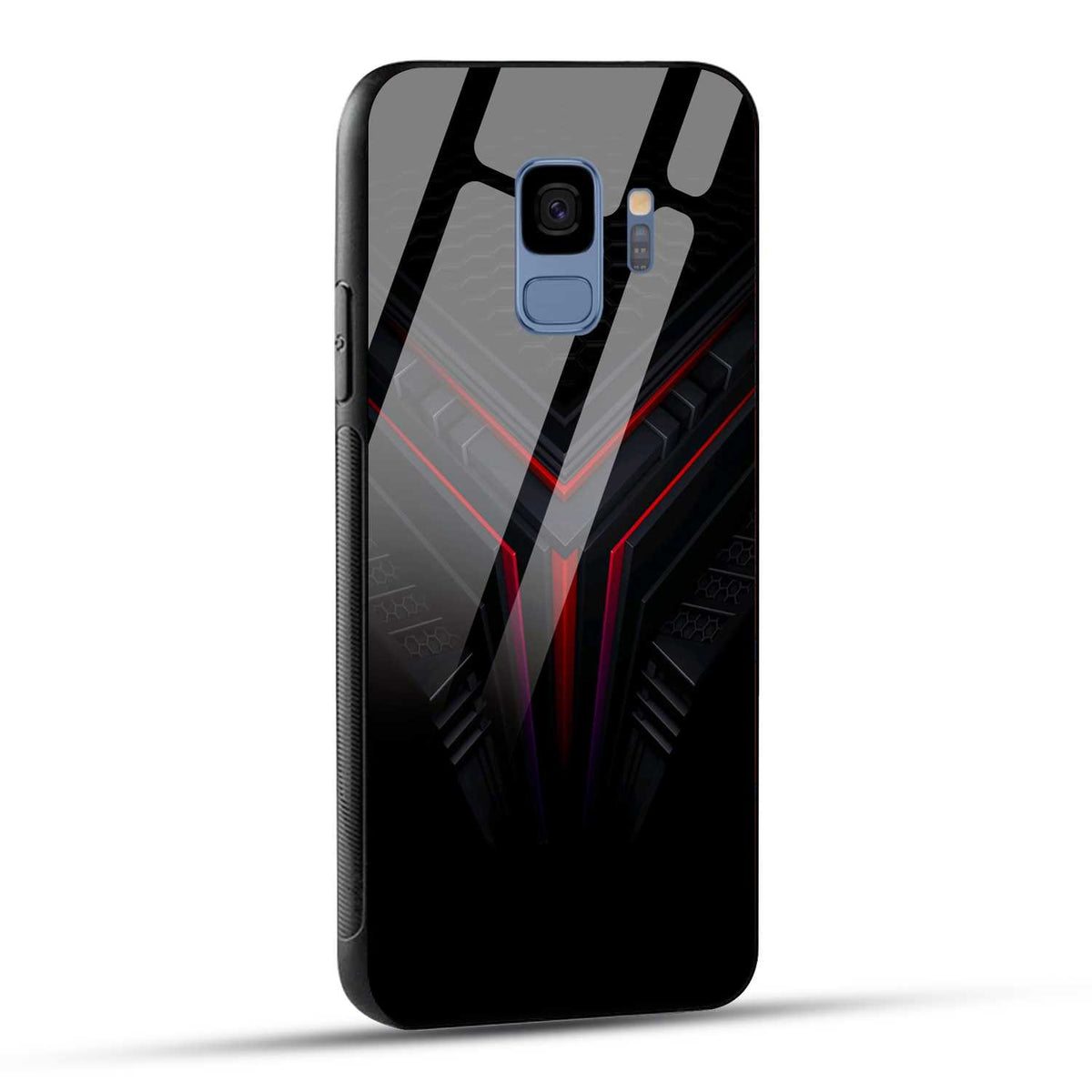 Samsung Galaxy S9 Back Cover Abstract Robotic Printed Glass Case