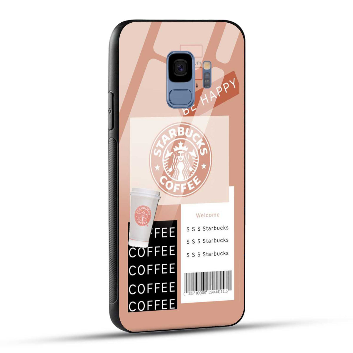 Samsung Galaxy S9 Starbucks Coffee Printed Glass Case