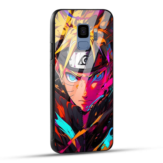 Samsung Galaxy S9 Back Cover Colourful Cartoon anime Printed Glass Case