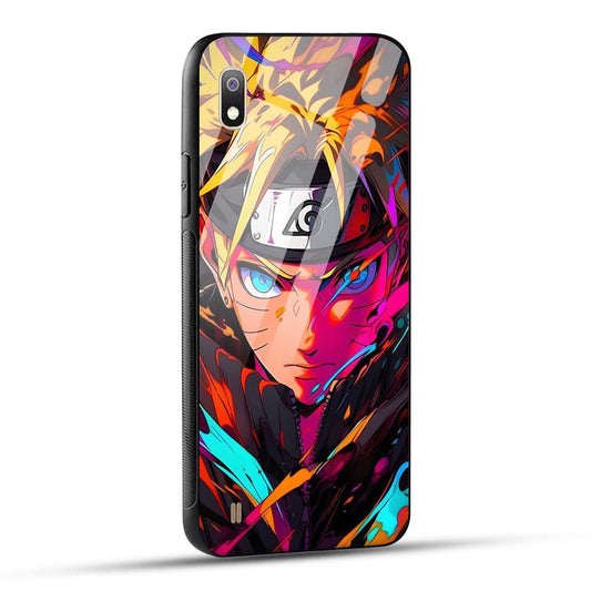 Samsung Galaxy A10 Back Cover Colourful Cartoon anime Printed Glass Case