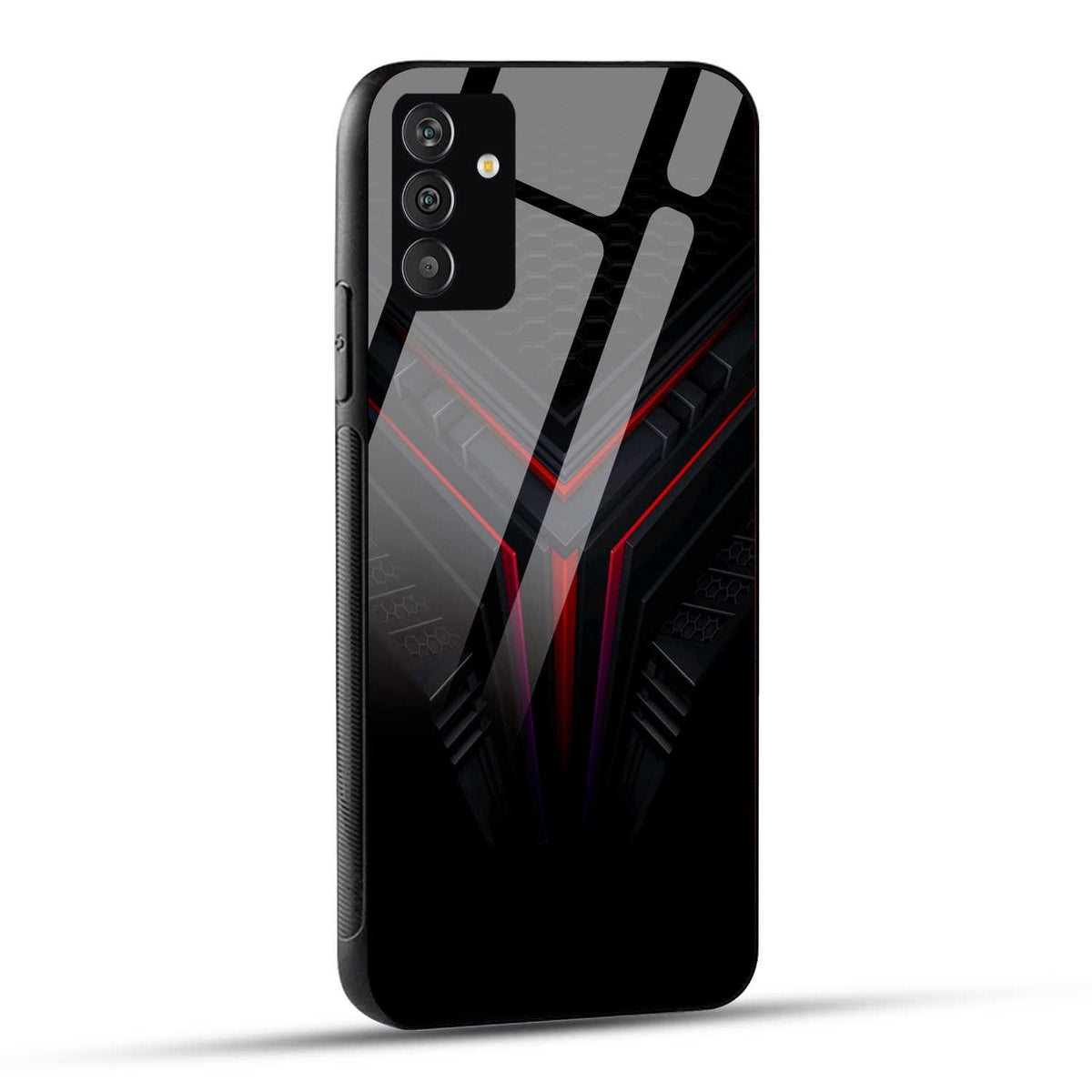 Samsung Galaxy S24 Plus 5G Back Cover Abstract Robotic Printed Glass Case