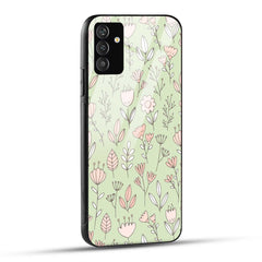 Samsung Galaxy A15 5G Back Cover Flower Art Printed Glass Case