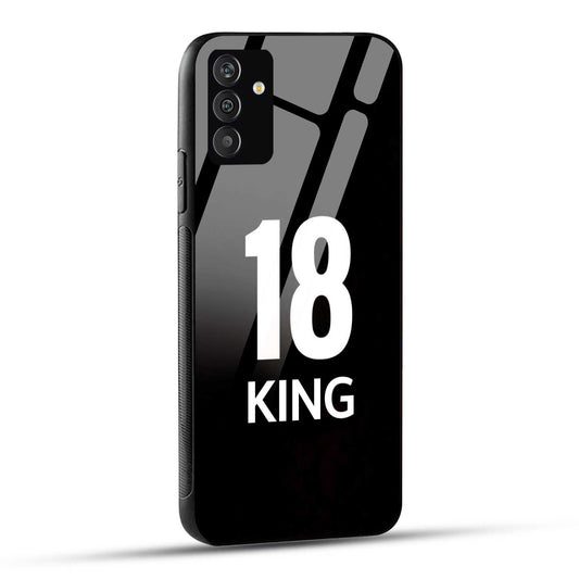 Samsung Galaxy A14 5G King number 18 Printed Glass Case