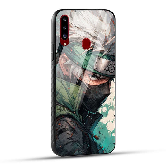 Samsung Galaxy A20s Back Cover Multicolour Cartoon anime Printed Glass Case