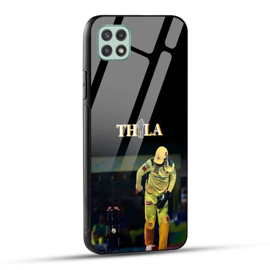 Samsung Galaxy A22 5G / Samsung Galaxy F42 5G Thala Printed Glass Case