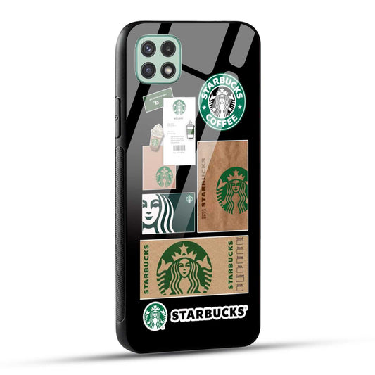 Samsung Galaxy A22 5G / Samsung Galaxy F42 5G Starbucks Coffee Printed Glass Case