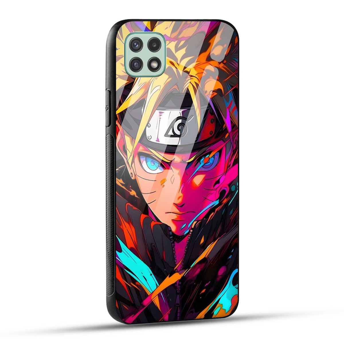 Samsung Galaxy A22 5G Back Cover Colourful Cartoon anime Printed Glass Case