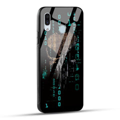 Samsung Galaxy A30 Back Cover Hacker Printed Glass Case