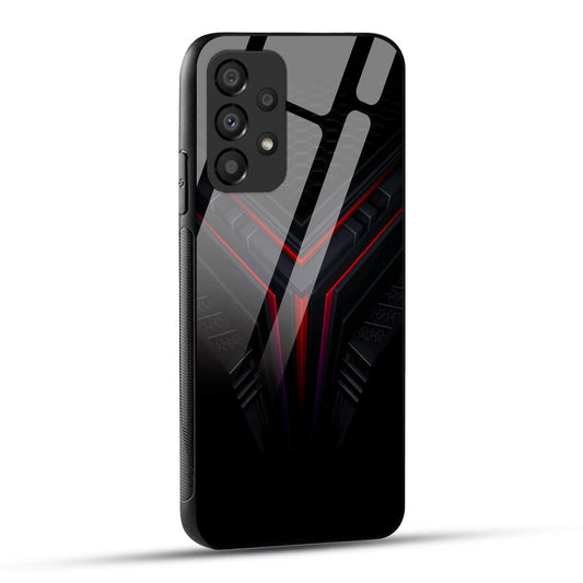 Samsung Galaxy A33 5G Back Cover Abstract Robotic Printed Glass Case
