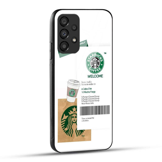 Samsung Galaxy A73 5G Starbucks Coffee Printed Glass Case