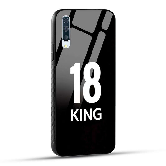 Samsung Galaxy A50 / Samsung Galaxy A50s / Samsung Galaxy A30s King number 18 Printed Glass Case