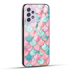 Samsung Galaxy A52 Back Cover Mirror Pattern Printed Glass Case