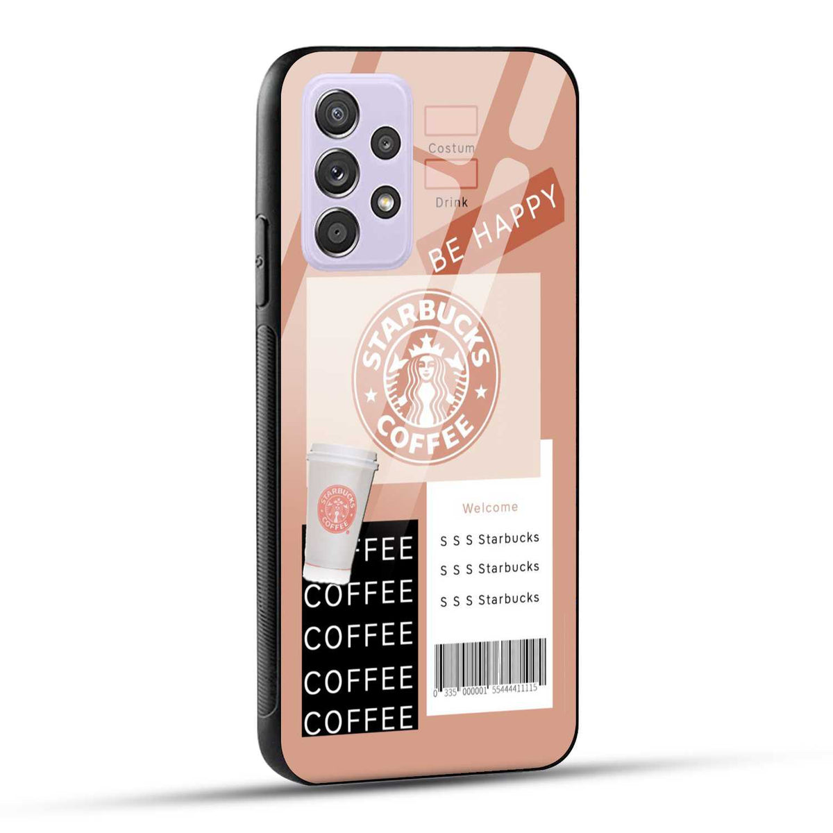 Samsung Galaxy A52 / A52 5G / A52S / A52s 5G Starbucks Coffee Printed Glass Case