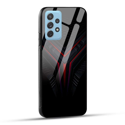Samsung Galaxy A72 Back Cover Abstract Robotic Printed Glass Case