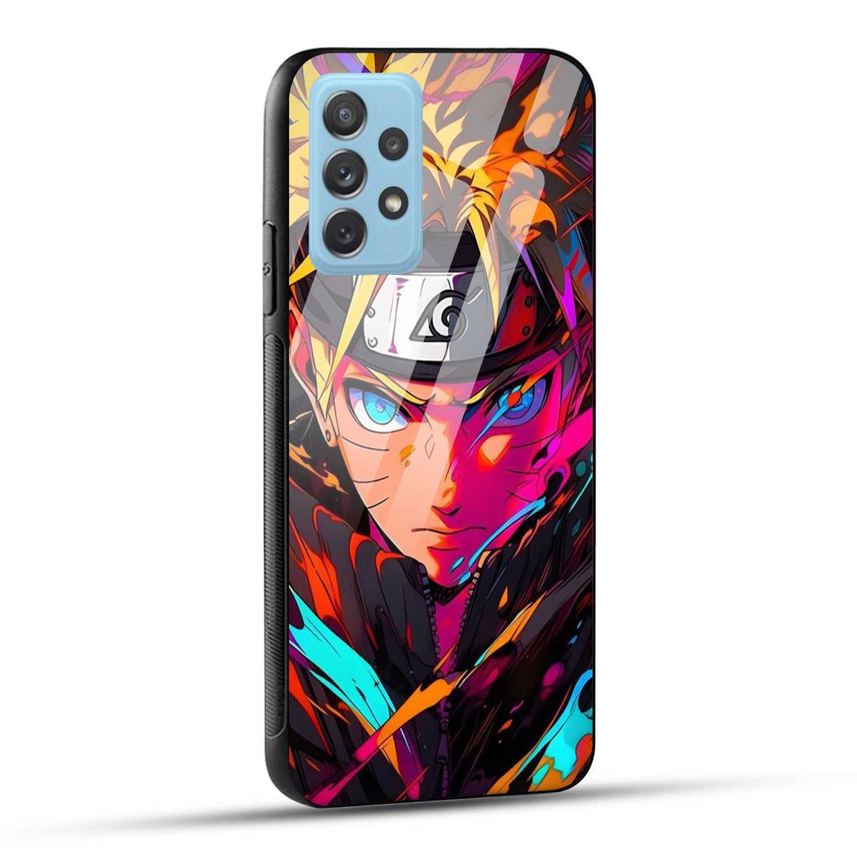 Samsung Galaxy A72 Back Cover Colourful Cartoon anime Printed Glass Case