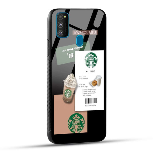 Samsung Galaxy M30s / Samsung Galaxy M21 / Samsung Galaxy M21 2021 Starbucks Coffee Printed Glass Case