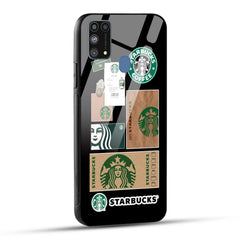 Samsung Galaxy M31 / Samsung Galaxy F41 / Samsung Galaxy M31 Prime Starbucks Coffee Printed Glass Case