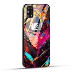 Samsung Galaxy M31 Back Cover Colourful Cartoon anime Printed Glass Case