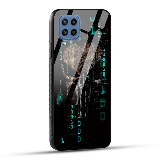 Samsung Galaxy M53 5G Back Cover Hacker Printed Glass Case