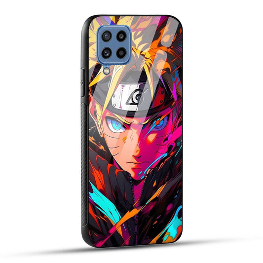 Samsung Galaxy M53 5G Back Cover Colourful Cartoon anime Printed Glass Case