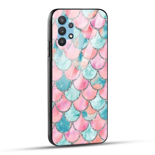 Samsung Galaxy M32 5G Back Cover Mirror Pattern Printed Glass Case